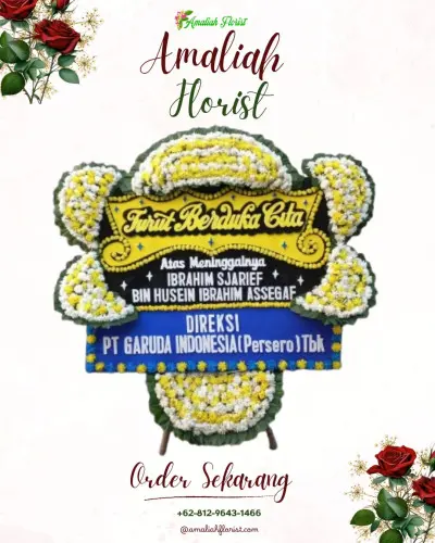 Papan Bunga Duka di Samborejo