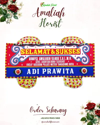 Karangan Bunga Ucapan Selamat di Samborejo